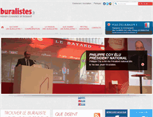 Tablet Screenshot of buralistes.fr